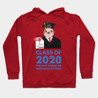 Sloth Class of 2020 Graduation Day Hoodie